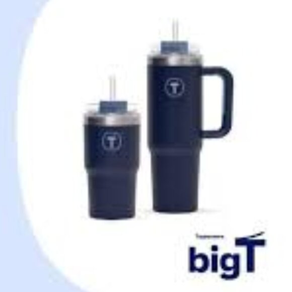 Tupperware big T Tumbler - Navy/Nocturnal Blue  (37 oz / 1.1 L) - Picture 5 of 7